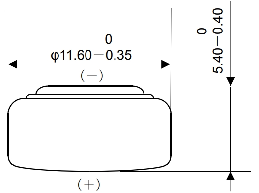 LR44 Battery Dimensions